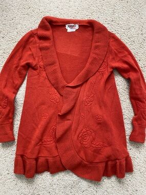 1970’s Kenzo diffusion Caroll Wool Cardigan. S/XS. Made in Italy.